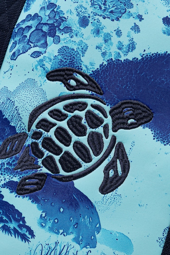 Akcesoria Vilebrequin torebka shopper damska BAGSIB BSBE0238 turkusowy