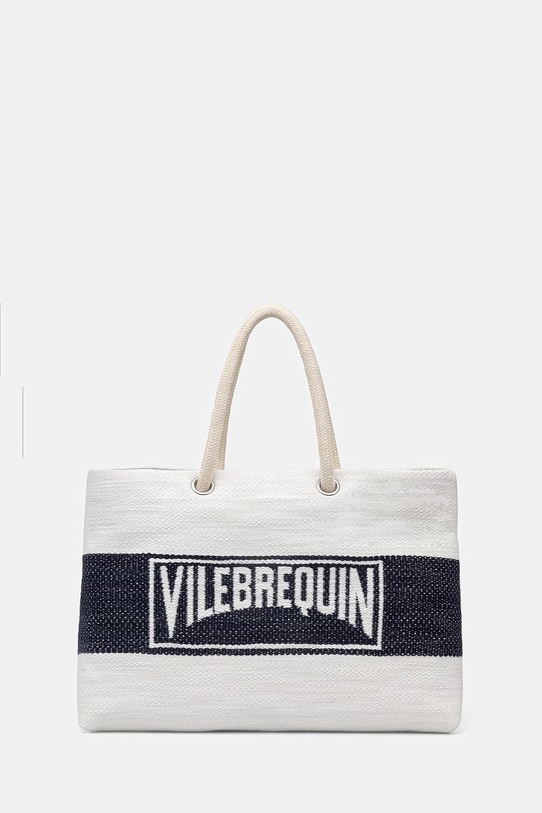 Vilebrequin torebka shopper damska bawełniana BINTA biały BTAE0401