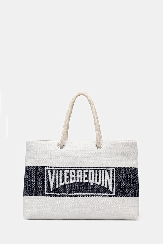 Vilebrequin torebka shopper damska bawełniana BINTA biały BTAE0401
