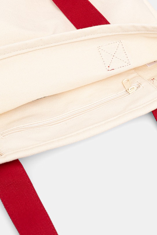 Converse torebka tote damska bawełniana x CHUCKS IN LOVE MA5947 beżowy