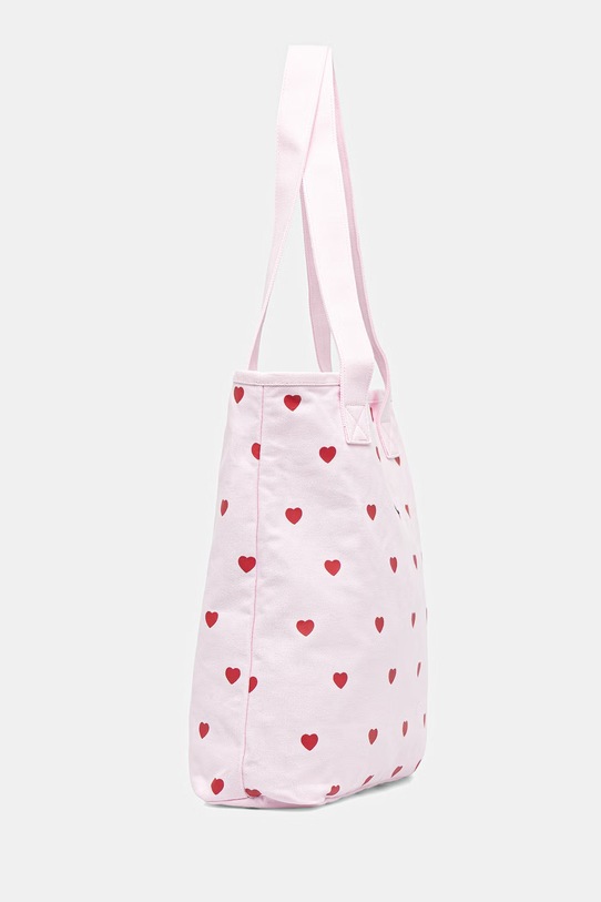 Converse torebka tote damska bawełniana x CHUCKS IN LOVE MA5947 różowy SS26