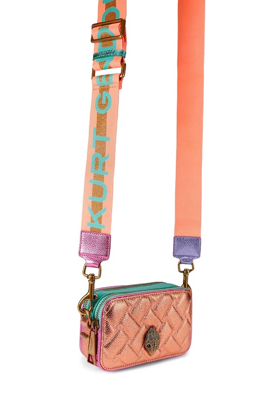 Kurt Geiger London torebka crossbody damska skórzana 5389191109 pomarańczowy SS26