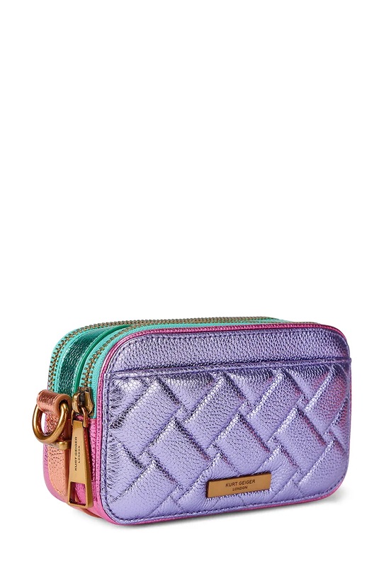 Akcesoria Kurt Geiger London torebka crossbody damska skórzana 5389191109 pomarańczowy