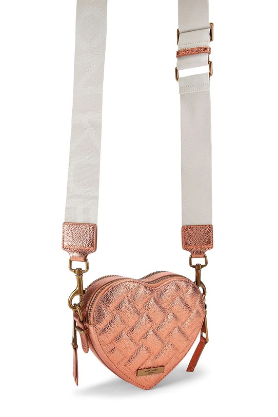 Akcesoria Kurt Geiger London torebka crossbody damska skórzana 5394691109 pomarańczowy