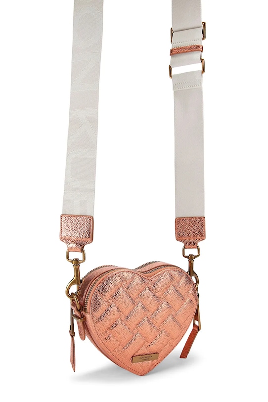 Akcesoria Kurt Geiger London torebka crossbody damska skórzana 5394691109 pomarańczowy