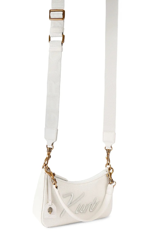 Kurt Geiger London torebka crossbody damska bawełniana 5587210609 biały SS26