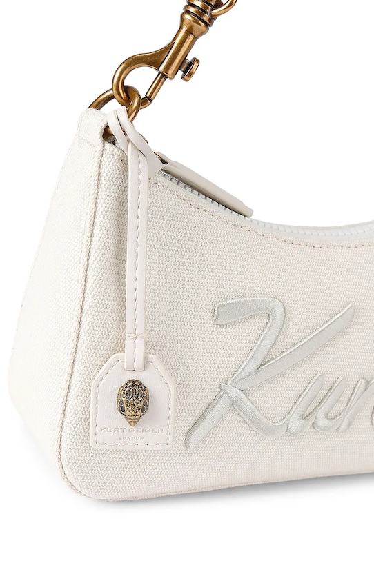 Kurt Geiger London torebka crossbody damska bawełniana biały 5587210609