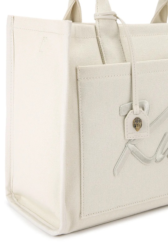 Kurt Geiger London torebka tote damska bawełniana biały 5570710609
