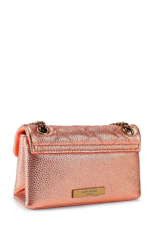 Akcesoria Kurt Geiger London torebka crossbody damska skórzana 5580991109 pomarańczowy