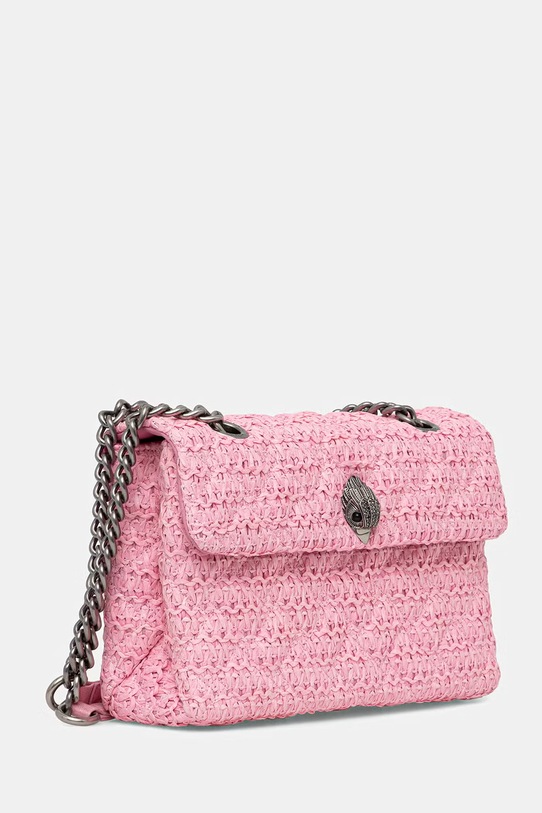 Kurt Geiger London torebka crossbody damska Raffia Kensington 5582698999 różowy SS26