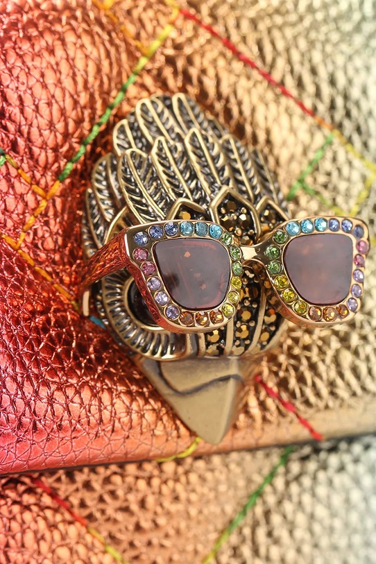 Kurt Geiger London torebka crossbody damska skórzana Kensington multicolor 5017399119