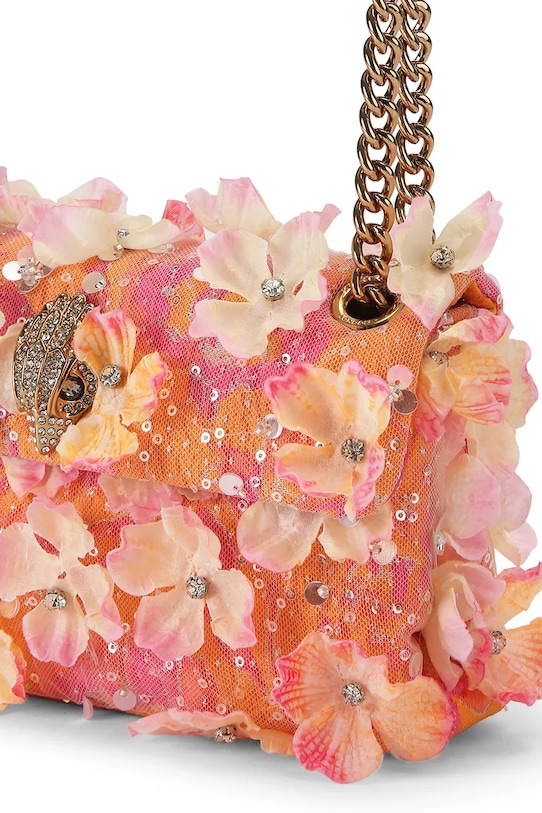 Kurt Geiger London torebka crossbody damska Kensington 5582096069 pomarańczowy