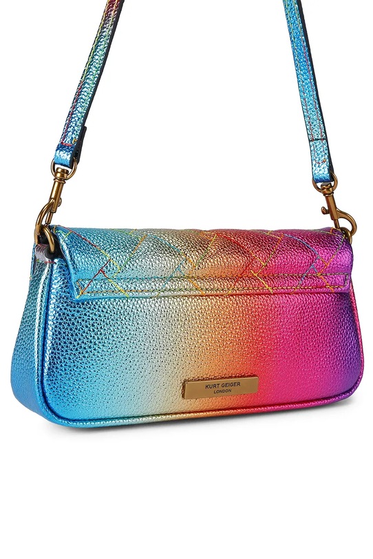 Akcesoria Kurt Geiger London torebka damska skórzana Pickle Shoulder Bag 5579299119 multicolor