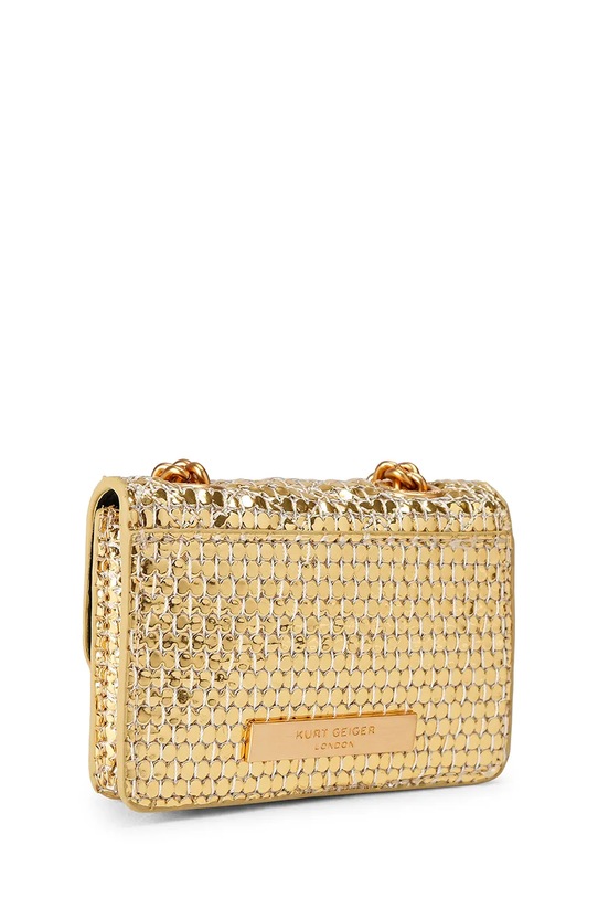 Akcesoria Kurt Geiger London torebka crossbody damska Micro Kensington 5588661999 złoty