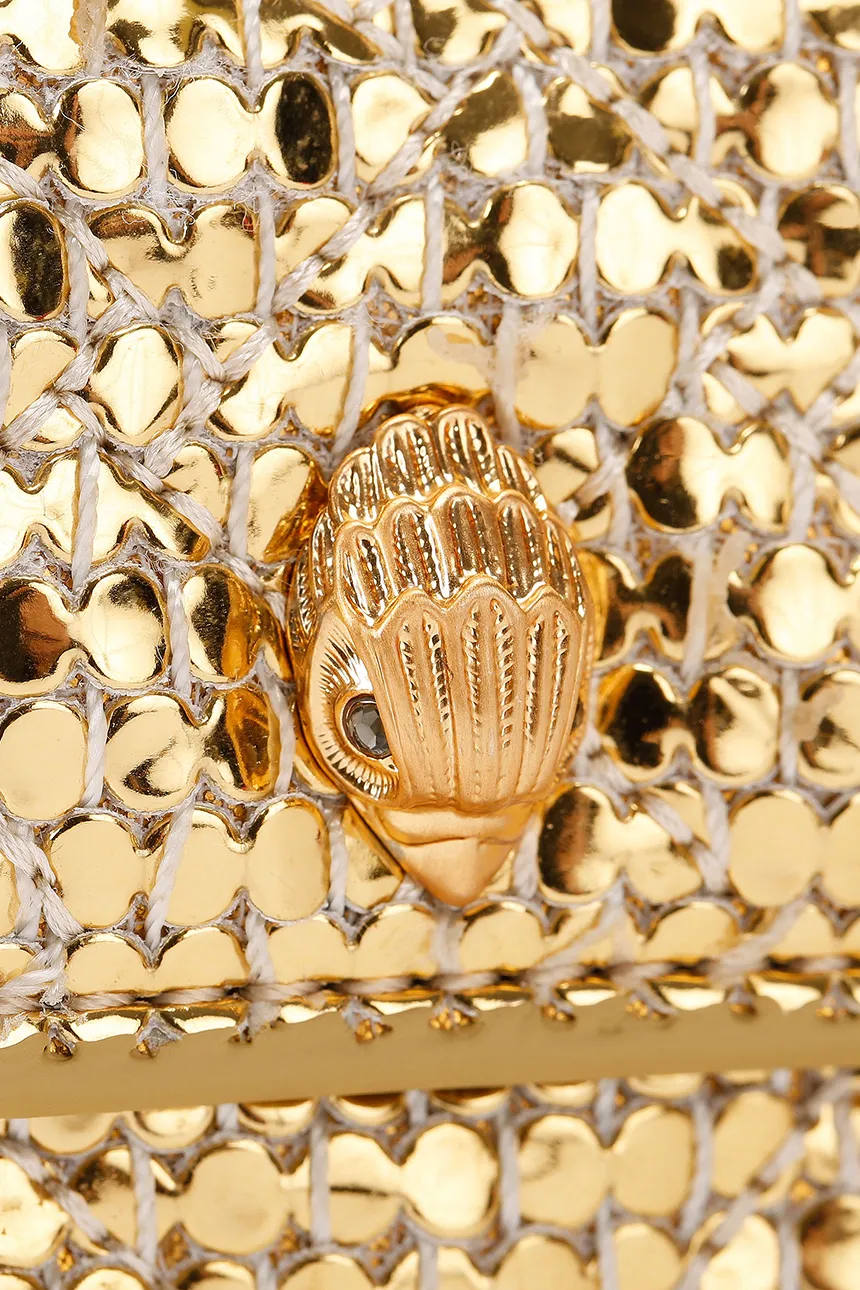 Kurt Geiger London torebka crossbody damska Micro Kensington złoty 5588661999