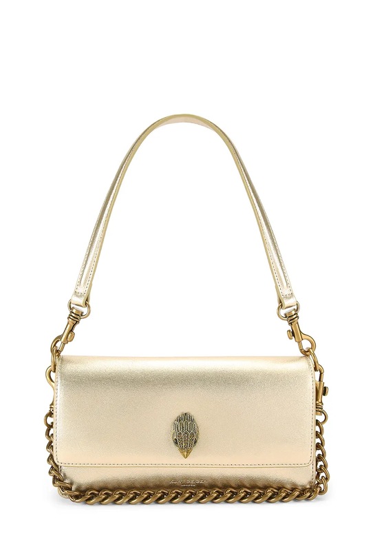 Kurt Geiger London torebka crossbody damska skórzana Sloane Soft Shoulder Bag złoty 5578861109