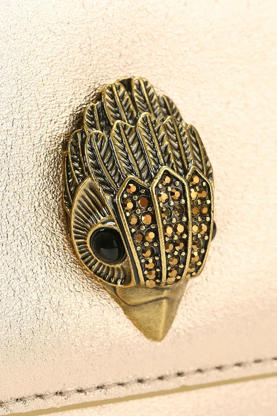 Kurt Geiger London torebka crossbody damska skórzana Sloane Soft Shoulder Bag złoty 5578861109