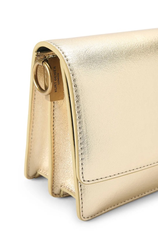 Kurt Geiger London torebka crossbody damska skórzana Sloane Soft Shoulder Bag 5578861109 złoty