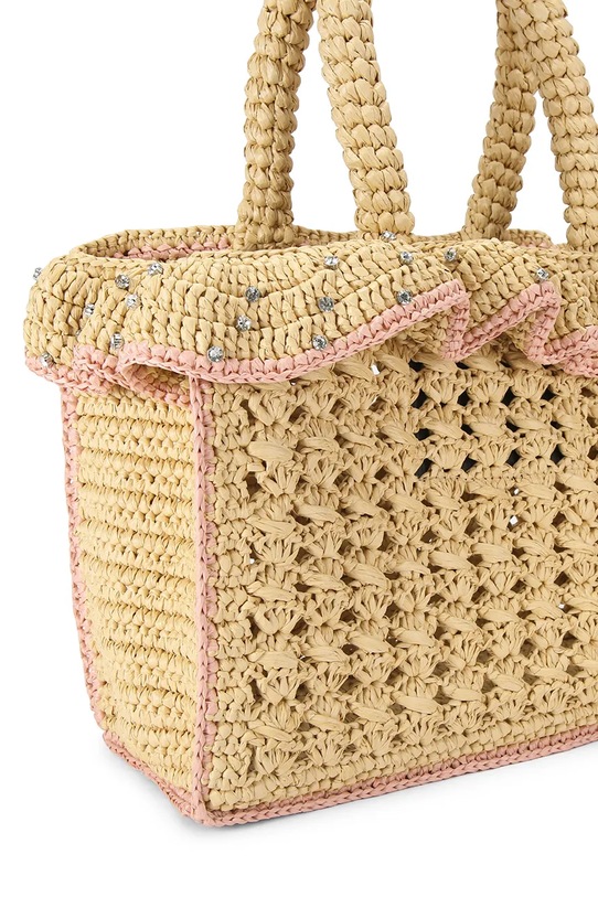 Akcesoria Kurt Geiger London torebka tote damska Chelsea 5584749999 beżowy