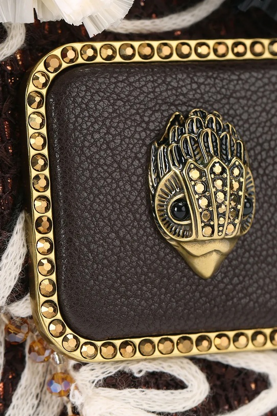 Kurt Geiger London torebka crossbody damska Mini Pimlico brązowy 5644635069