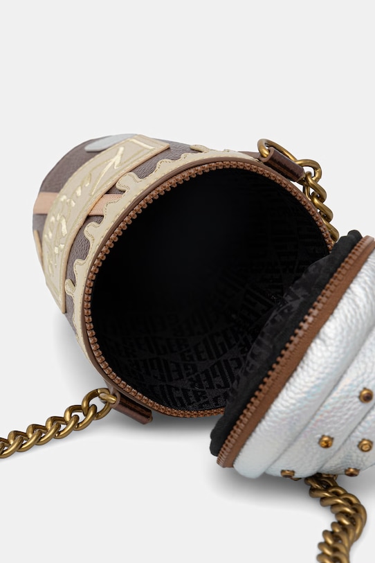 Kurt Geiger London torebka crossbody damska skórzana Coffee Cup Bag 5572439979 brązowy