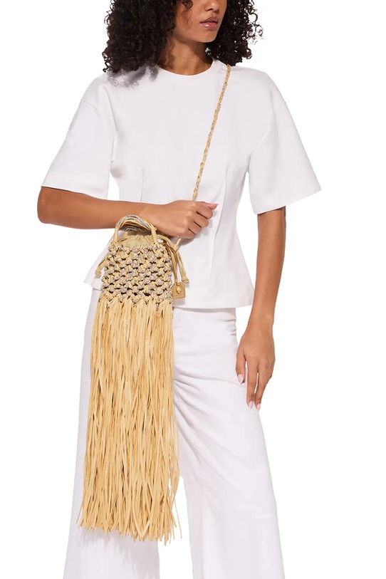 Kurt Geiger London torebka damska Mini Macrame Crystal Bag 5032440999