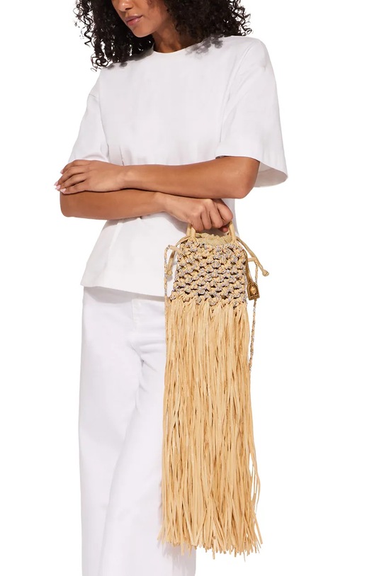 Kurt Geiger London torebka damska Mini Macrame Crystal Bag 5032440999