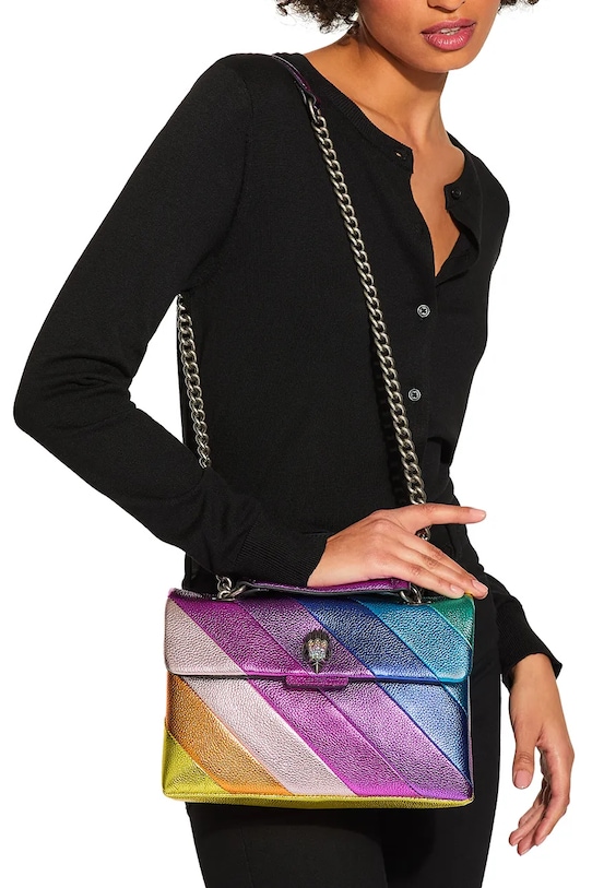 Kurt Geiger London dámska kožená crossbody kabelka Kensington 4551069109