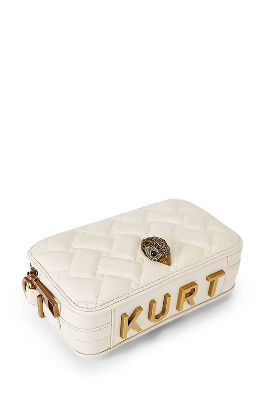 Kurt Geiger London torebka crossbody damska z imitacji skóry Kensington 5579641109 beżowy SS26