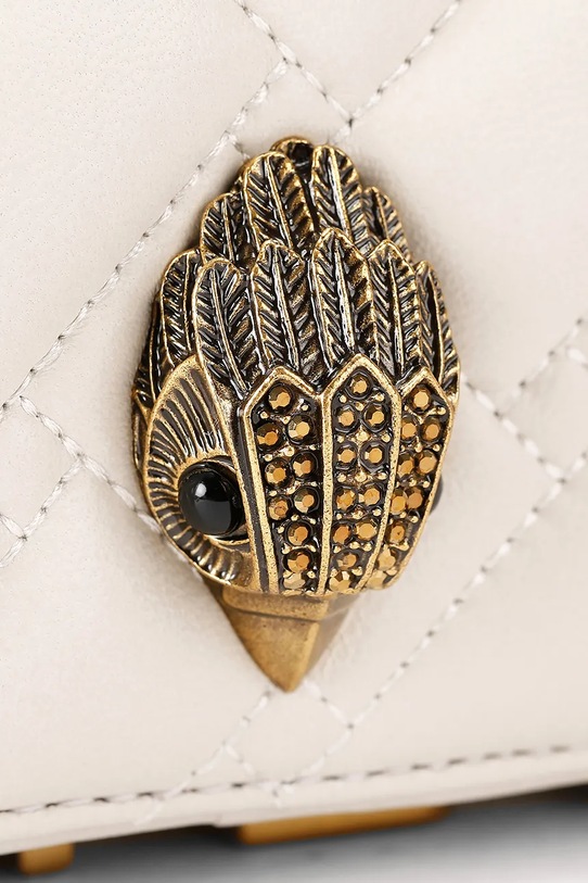 Kurt Geiger London torebka crossbody damska z imitacji skóry Kensington beżowy 5579641109