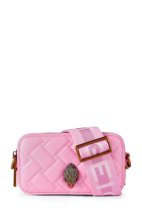 Kurt Geiger London torebka crossbody damska skórzana Kensington różowy 5389198109