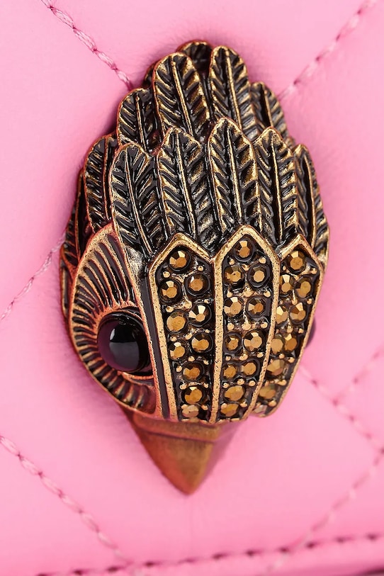 Kurt Geiger London torebka crossbody damska skórzana Kensington różowy 5389198109