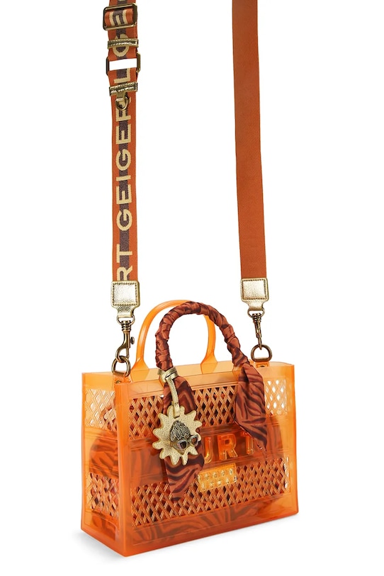 Kurt Geiger London dámska crossbody kabelka Kensington 5585336999 oranžová SS26