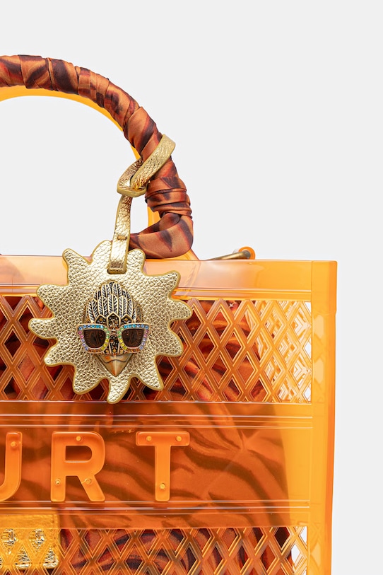 Kurt Geiger London torebka crossbody damska Kensington pomarańczowy 5585336999