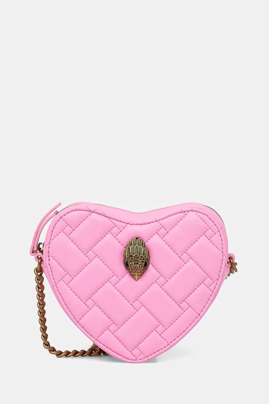 Kurt Geiger London torebka damska skórzana Mini Kensington różowy 4027198109