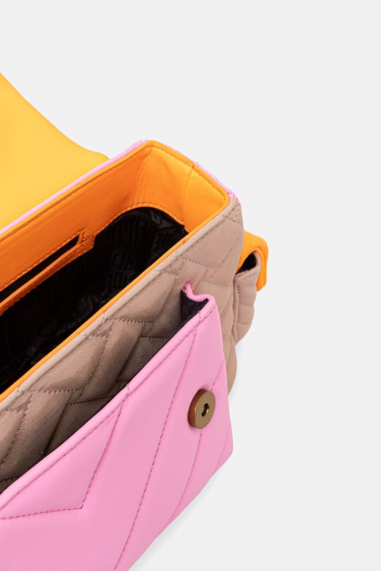 Kurt Geiger London torebka crossbody damska skórzana Kensington 5579057129 pomarańczowy