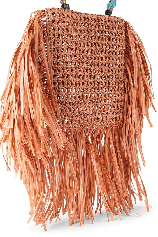 Kurt Geiger London torebka damska Kurt Mini Tote Fringe pomarańczowy 5568891999
