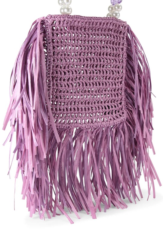 Kurt Geiger London torebka damska Kurt Mini Tote Fringe fioletowy 5568895999