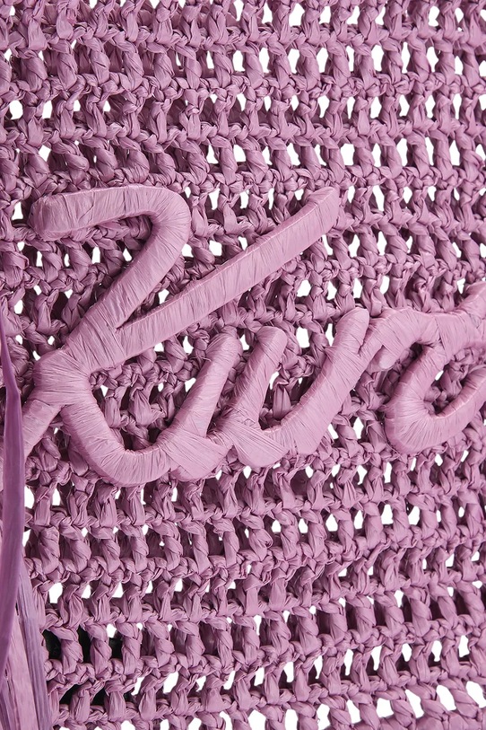 Kurt Geiger London torebka damska Kurt Mini Tote Fringe 5568895999 fioletowy