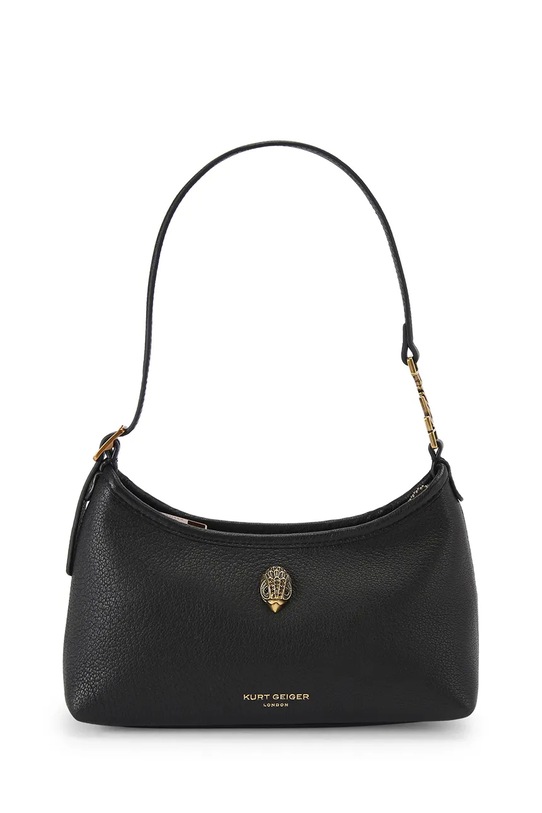 Kurt Geiger London torebka damska skórzana Kurt sling czarny 5586600109