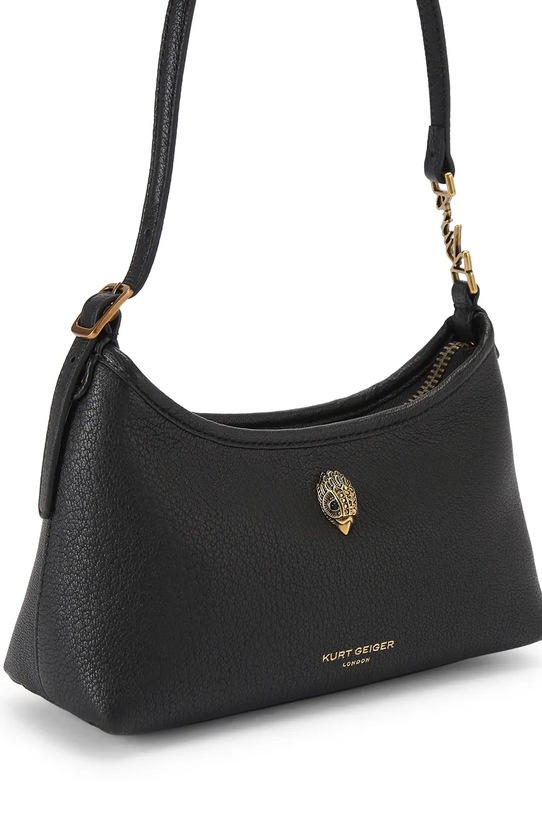 Kurt Geiger London torebka damska skórzana Kurt sling 5586600109 czarny SS26