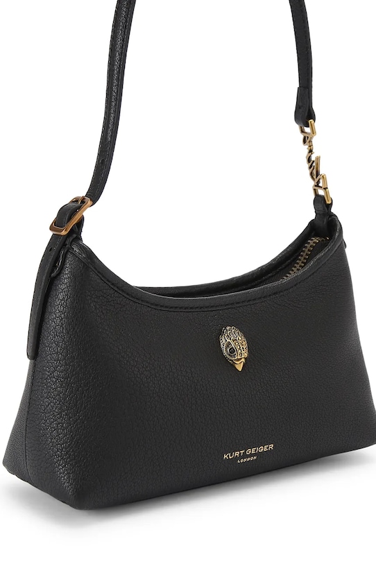 Kurt Geiger London torebka damska skórzana Kurt sling 5586600109 czarny SS26