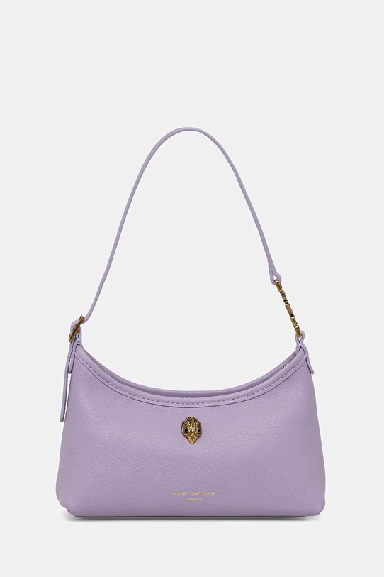Kurt Geiger London torebka damska skórzana Kurt sling fioletowy 5586695109