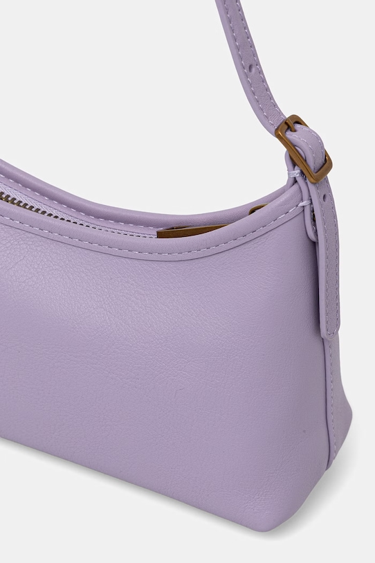 Akcesoria Kurt Geiger London torebka damska skórzana Kurt sling 5586695109 fioletowy