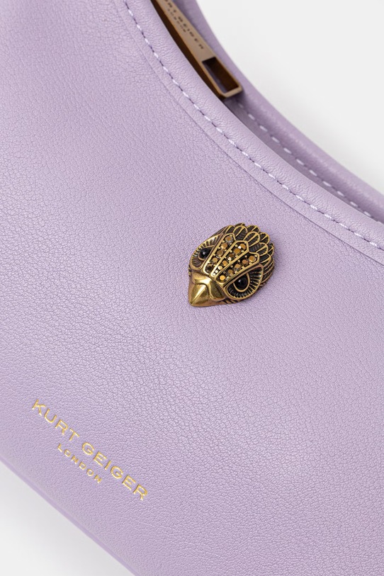 Kurt Geiger London torebka damska skórzana Kurt sling fioletowy 5586695109