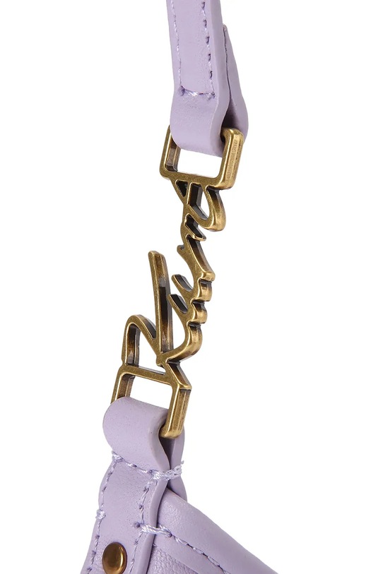 Kurt Geiger London dámska kožená kabelka Kurt sling fialová 5586695109