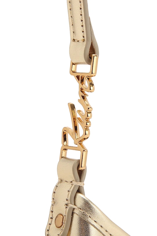 Kurt Geiger London pismo torbica za žene kožna Kurt sling zlatna 5586661109