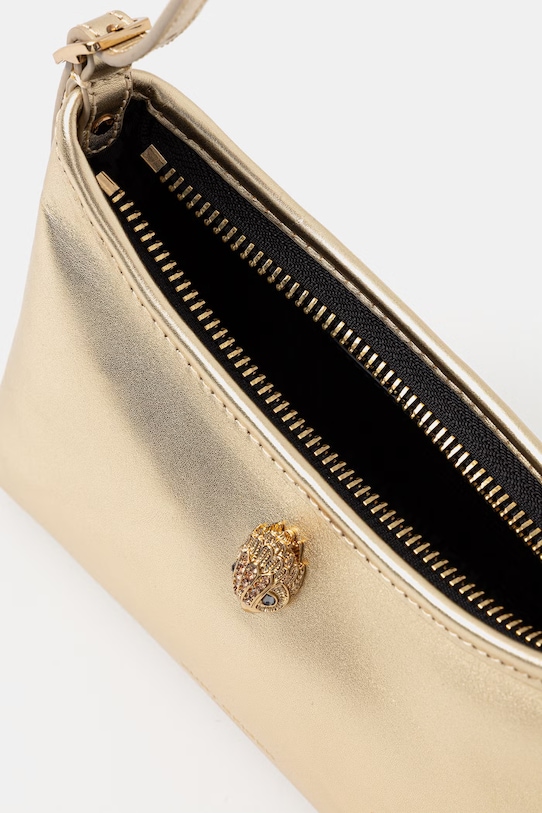 Kurt Geiger London kopertówka damska skórzana Kurt sling 5586661109 złoty