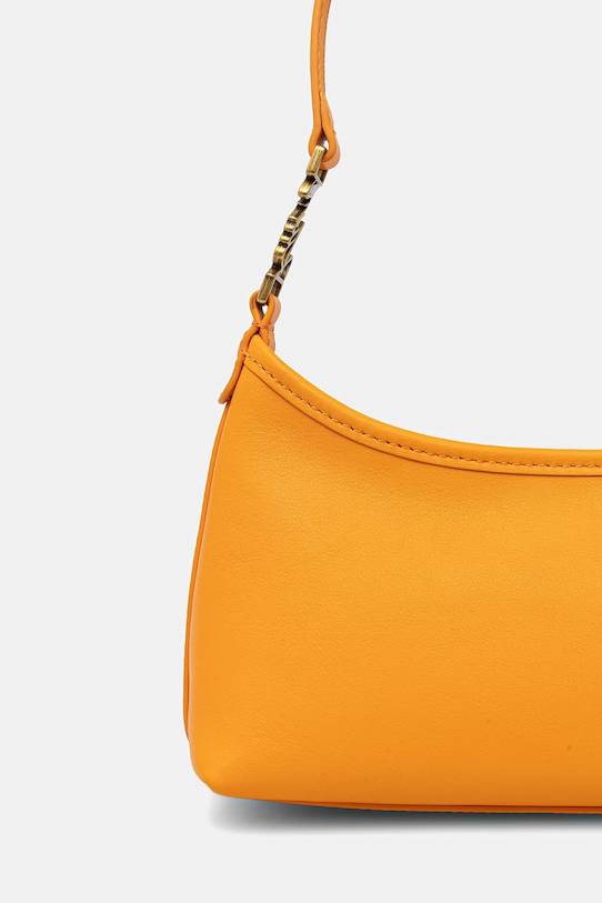 Akcesoria Kurt Geiger London torebka damska skórzana Kurt sling 5586694109 pomarańczowy