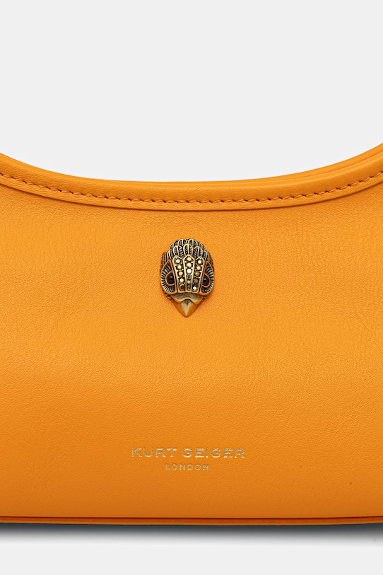 Kurt Geiger London torebka damska skórzana Kurt sling pomarańczowy 5586694109